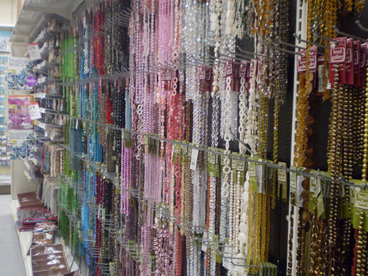 Michaels has a great selection of beads.