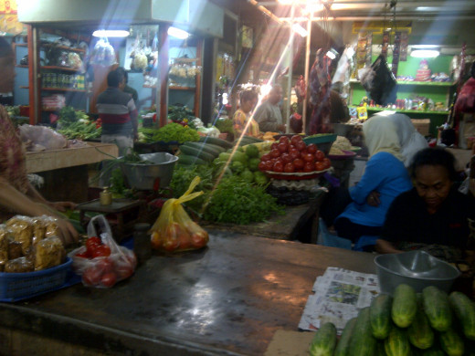 Veggie sellers .