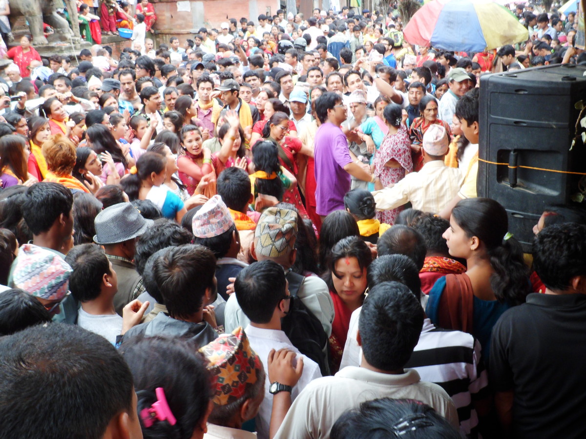 Population of Nepal increasing rapidly.