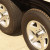 Properly inflated trailer tires. Properly inflated trailer tires.