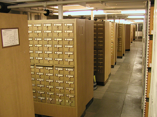 University of Michigan Library Card Catalogue