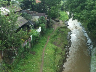 A view overlooking Brantas river.
