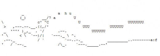 Wolf and Werewolf ASCII Text Art | HubPages