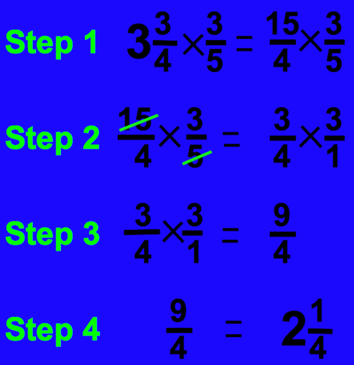 How To Multiply Multiple Fractions