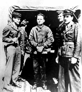 Rudof Hoss- camp commander, captured by Allied forces
