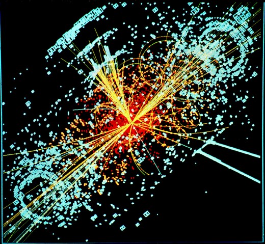 Possible Higgs boson signature