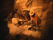 Personal Photo Achives (2010) Life size replica of a Prospector featured as a part of the display at casino entrance.   