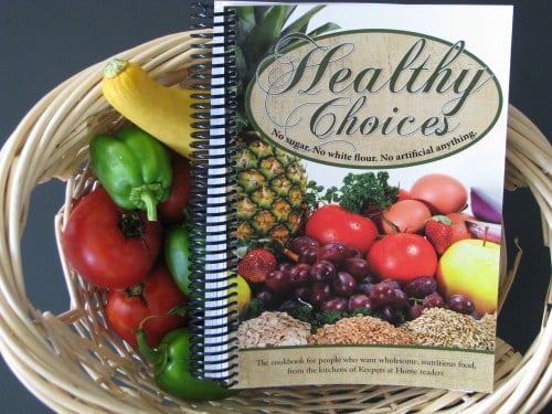 Healthy Choices Cookbook from A-Z recipes for healthy living.
