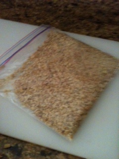 Mixture of sunflower seeds and parmesan cheese
