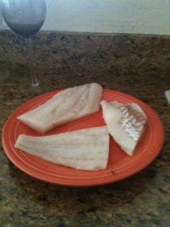 Any white fish will work
