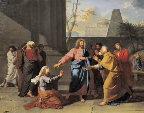 Christ and the Canaanite Woman / by Germain-Jean Drouais 