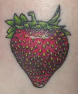 Strawberry Tattoos And Designs-Strawberry Tattoo Meanings And Ideas