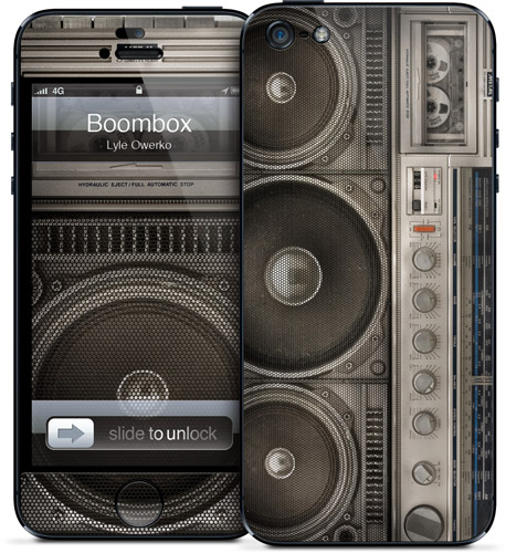 An iPhone 5 case apt for music lovers