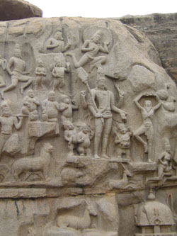 2. Story depicting Arjuna Thapas or Bhaheeratha Tapas