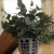 Eucalyptus bouquets were easy to make from leftovers. Eucalyptus bouquets were easy to make from leftovers.
