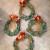 Two oval, two round wreaths--four of the largest ones. Wreaths were everywhere! Two oval, two round wreaths--four of the largest ones. Wreaths were everywhere!