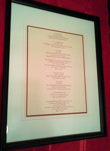 Framed Song Lyrics
