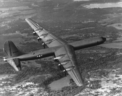 B-36 in flight
