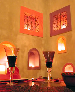 Enjoy a glass of wine while dining out