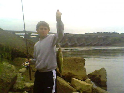 Some days  -- like those with overcast skies -- tend to produce more largemouth bass with size on the Ohio River, like this 13-inch keeper. Some days  -- like those with overcast skies -- tend to produce more largemouth bass with size on the Ohio River, like this 13-inch keeper.