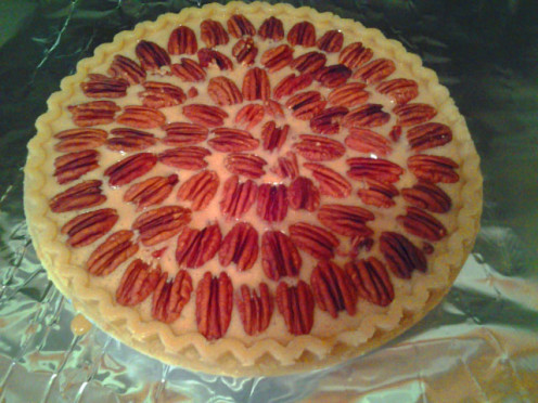 Pecan Pie before baking