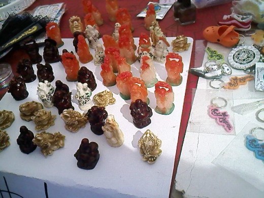 These cute, tiny Buddha's in their orange colors got my attention. They are so cute and I thought they would be great along with lucky bamboos when I'm up to make another fountain.