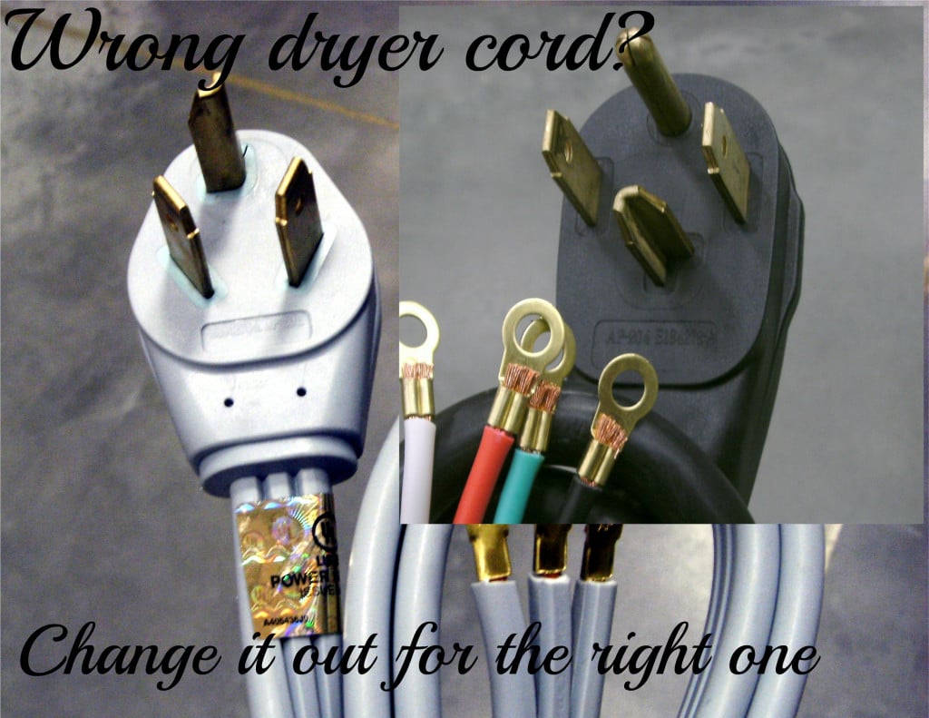Changing A 3 Prong To 4 Prong Dryer Cord And Plug | Dengarden