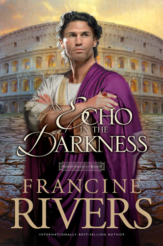 The cover of An Echo In The Darkness - The artist's illustration of Marcus Valerian, Roman citizen
