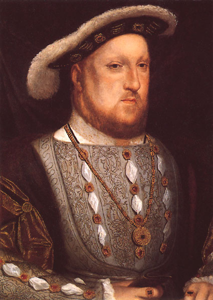 A portrait of Henry c.1536, four years before his marriage to Anne of Cleves.