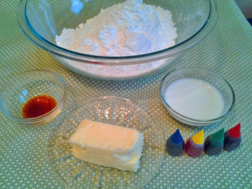 Butter Frosting Ingredients 