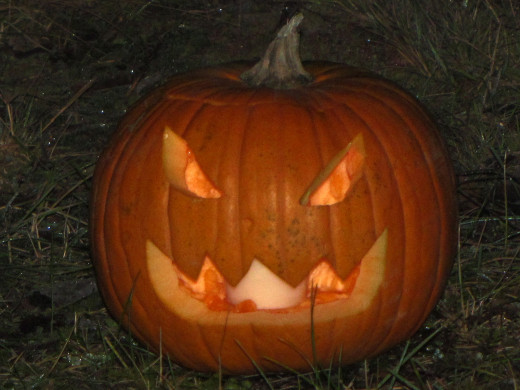 Who doesn't love a scary pumpkin?