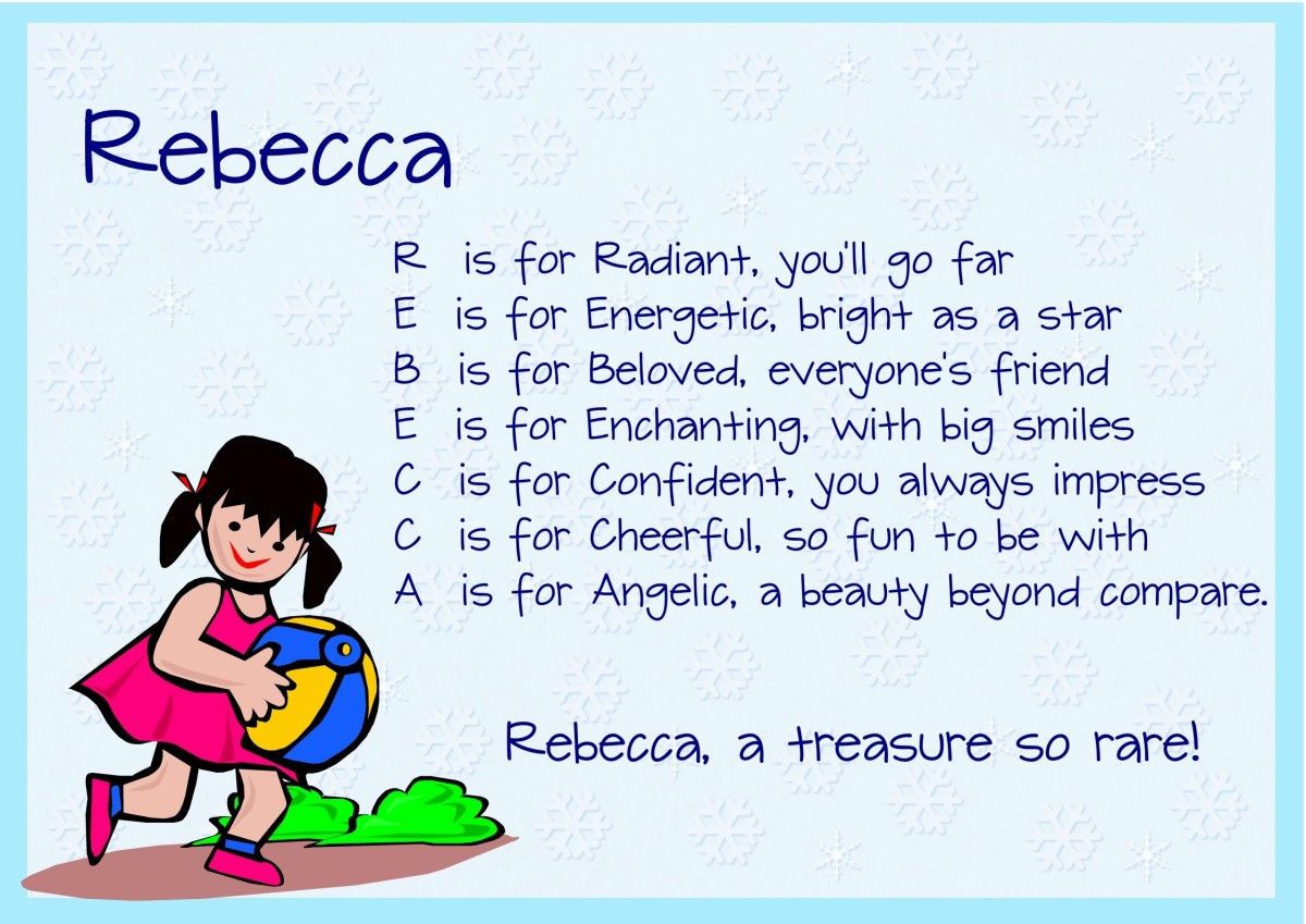 Acrostic Name Poems For Girls Hubpages