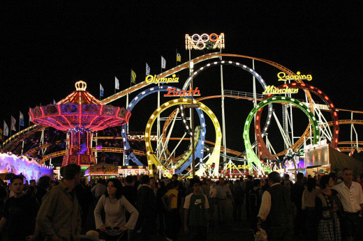 Oktoberfest at Night