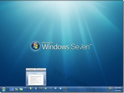Windows 7 taskbar