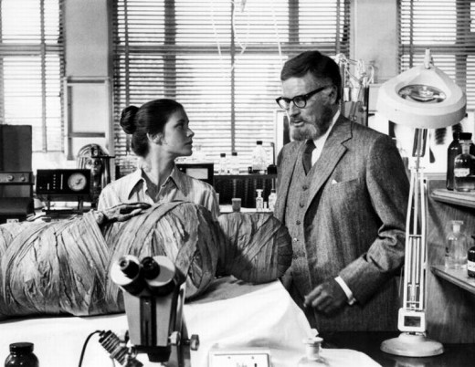 Stephanie Zimbalist and Charlton Heston in The Awakening (1980)