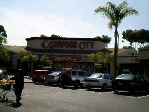 Heading to Seafood City entrance.