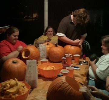 Pumpkin Carving Party 2011