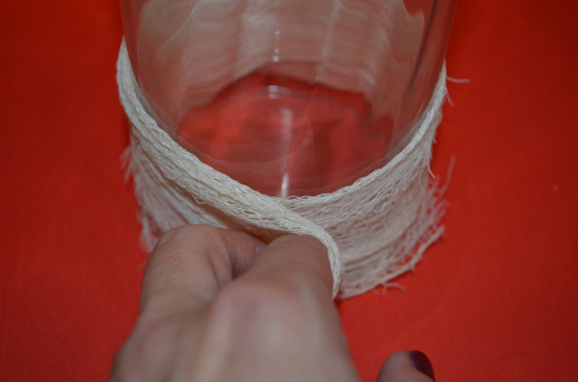 Wrap cheesecloth