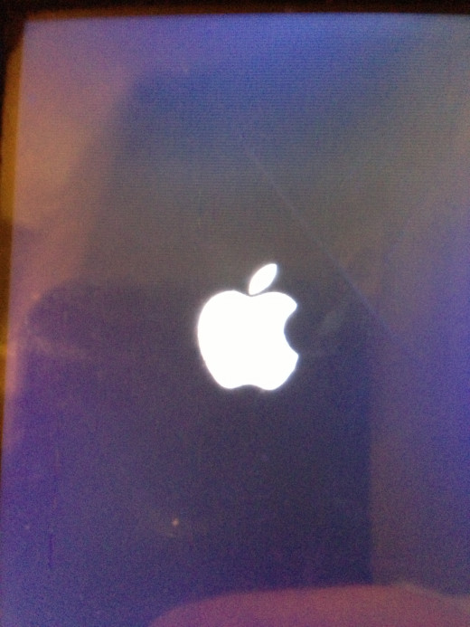 The Apple logo will remain on the screen for longer than normal when the device boots up after you've forced it to shut down.