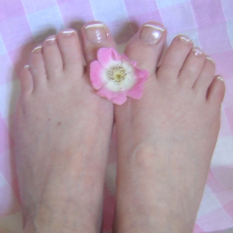 Bbw with pretty feet