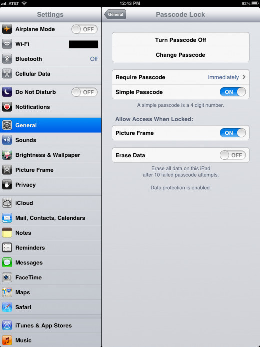 Tap "Turn Passcode Off."
