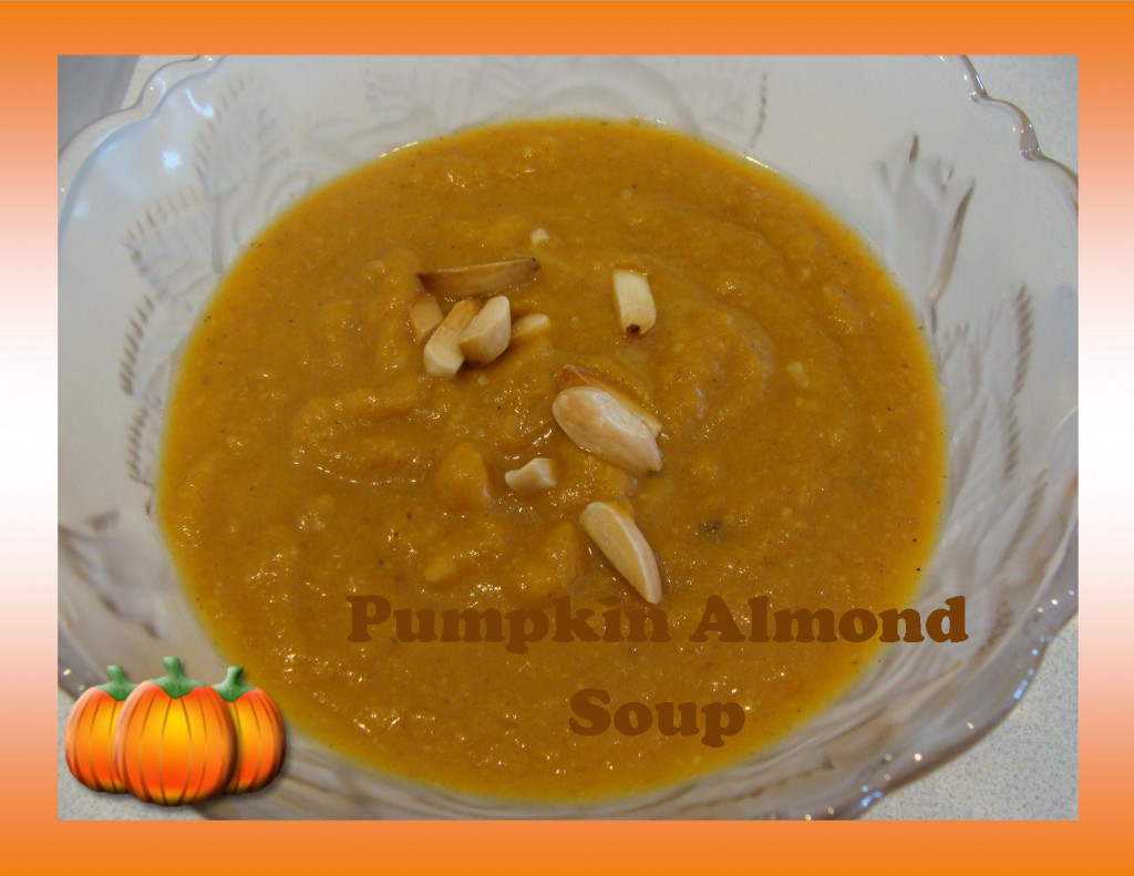 How to Make Pumpkin Soup With Toasted Almonds