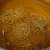 Add the spices and almonds to the pumpkin.