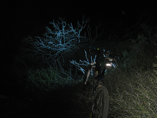Biking at night can be a great relaxing experience
