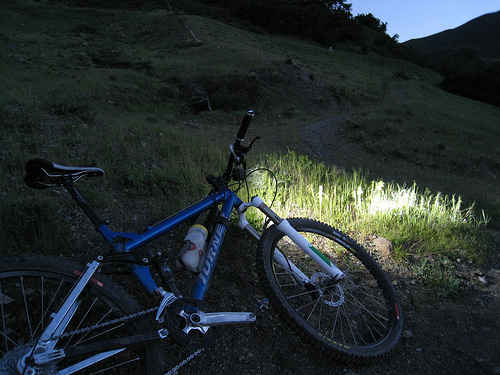 Great views are just one part of biking at night