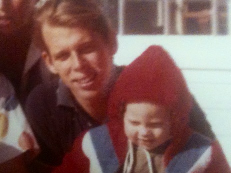 Dad as a young father
