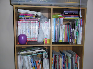 A snap shot of my multilingual books, collected from all over the world.  