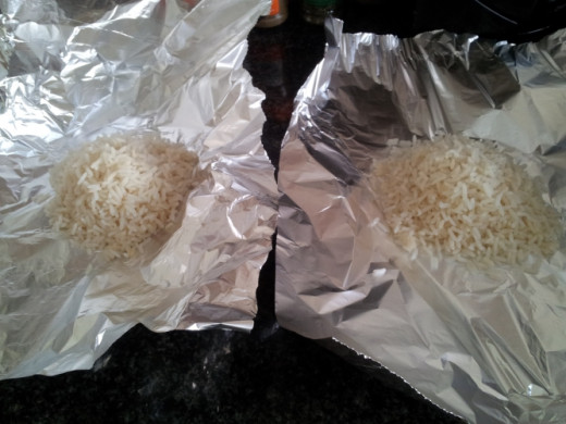 Start with the rice