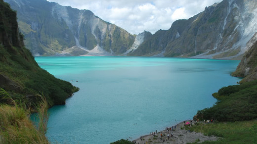 Mt. Pinatubo's crater