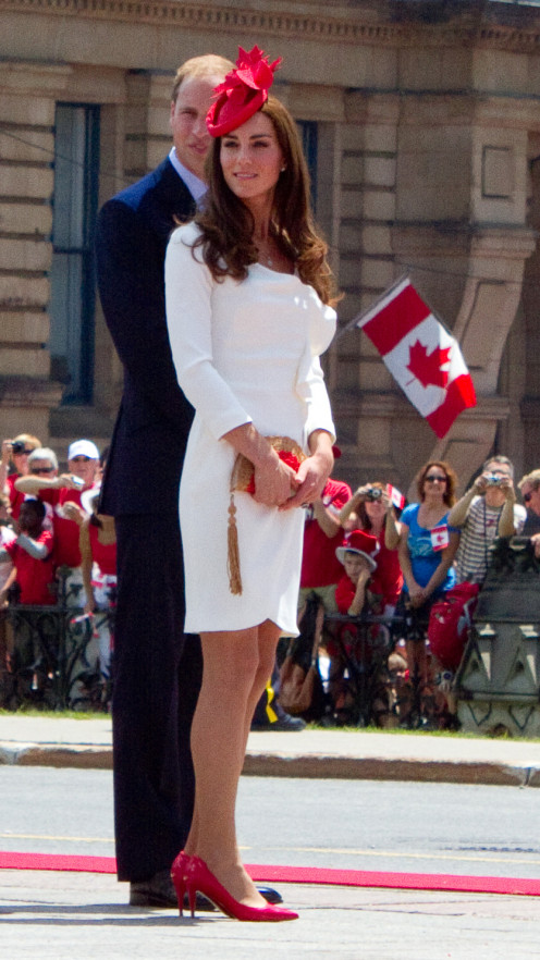  Prince William, Duke of Cambridge and Catherine, Duchess of Cambridge, on their first royal tour as a married couple, visiting Ottawa for Canada Day celebrations, July 1, 2011
